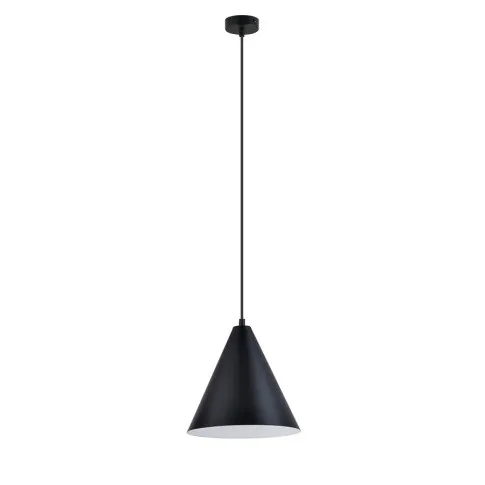 Czarna wiszaca lampa D121 Orla