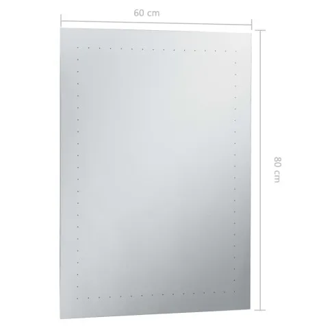 Lustro łazienkowe prostoatne led Wollio 4X