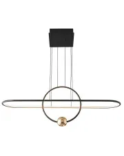 Nowoczesna lampa LED nad stół z pierścieniem - A503-Galemo w sklepie Edinos.pl