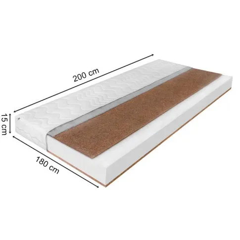 wymiary materaca 180x200 Senza