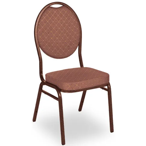 Brązowe krzesło bankietowe Pogos 5X