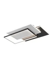 Czarno-biały plafon sufitowy LED - A505-Agma w sklepie Edinos.pl