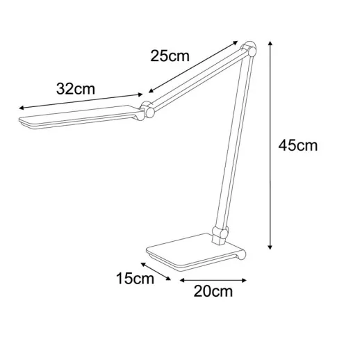 Rozmiar lampki A508-Ekra