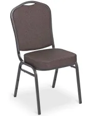Brązowe krzesło bankietowe sztaplowane - Riogix 4X