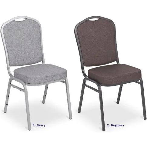 Kolory gładkiego krzesła tapicerowanego sztaplowanego Riogix 4X
