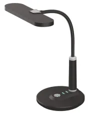 Czarna lampka biurkowa ze zmianą barwy i natężenia światła - A509-Joha