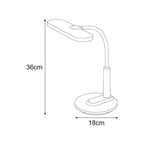 Rozmiar lampki A509-Joha