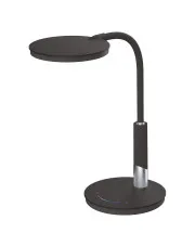 Czarna dotykowa lampka biurkowa z funkcją ściemniania - A511-Hima