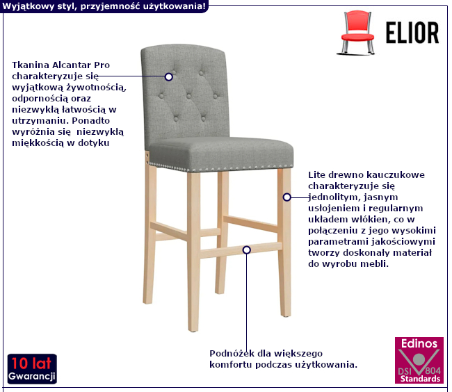 Krzesło barowebarowy Magma 9X