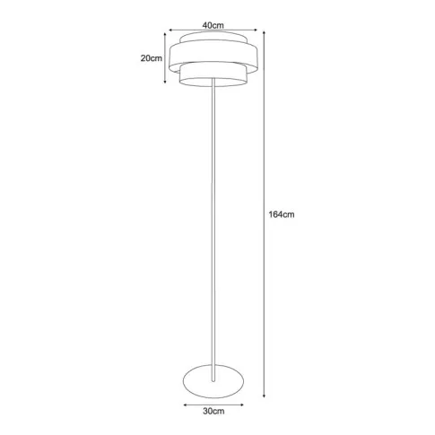 Rozmiar lampy A523-Sozi