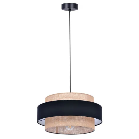 Lampa wisząca boho z podwójnym abażurem A525-Vima