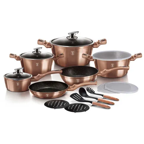 Złoty zestaw garnków Zotesi 4X