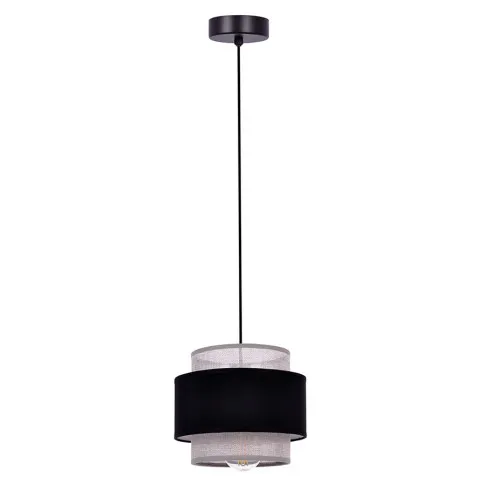 Lampa wisząca boho z abażurem A530-Ekla