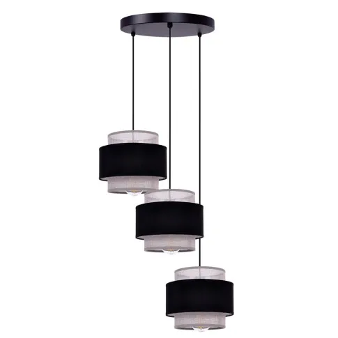 Lampa wisząca z 3 abażurami A532-Ekla