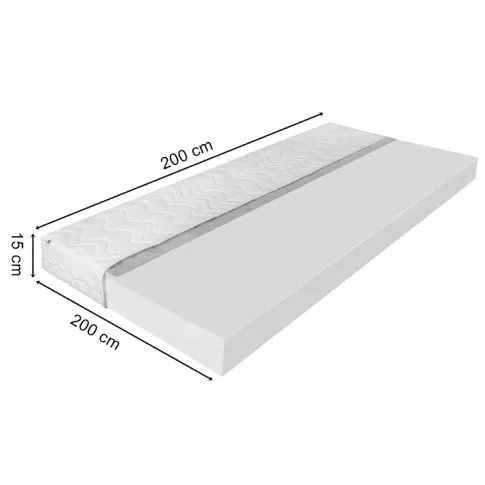 wymiary materaca 200x200 Sengeti