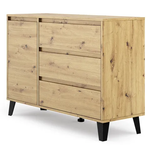 nowoczesna komoda dąb artisan Egner 3X