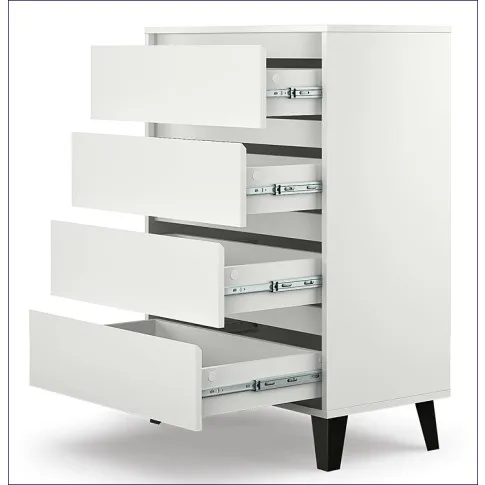 komoda z szufladami biel Egner 5X