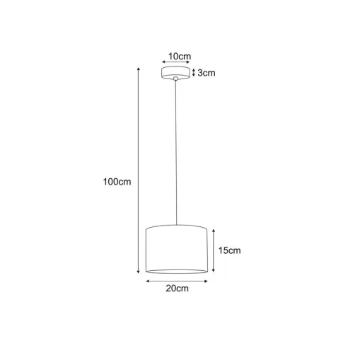 Rozmiar lampy A542-Zeva
