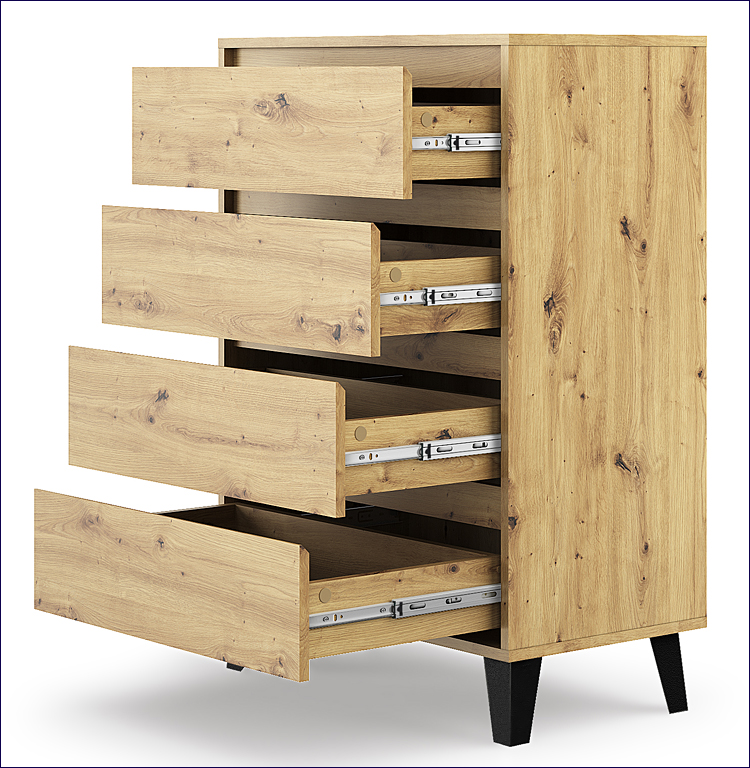 wnętrze komody Bilgo 5X