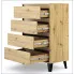 komoda z szufladami dąb artisan Egner 5X