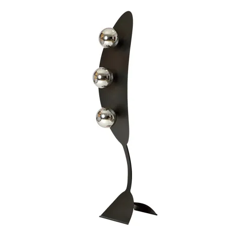 Lampa podłogowa czarno-grafitowa D124 Hervex