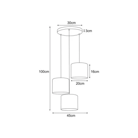 Rozmiar lampy A550-Amfa