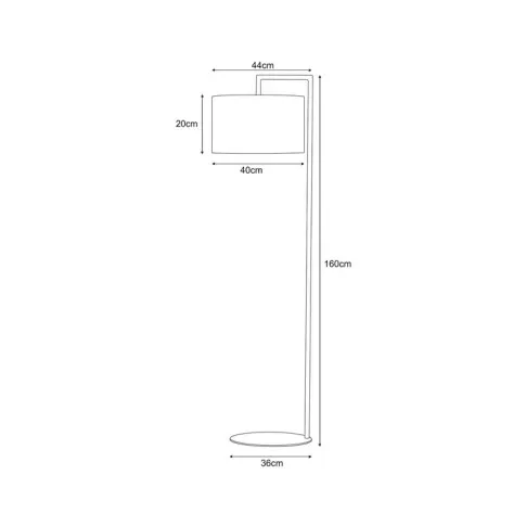 Rozmiar lampy A553-Amfa