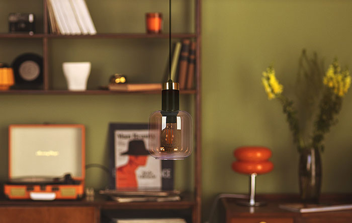 Pojedyncza punktowa lampa nad wyspę A554-Tractor