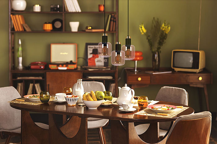 Potrójna punktowa lampa nad wyspę A556-Tractor