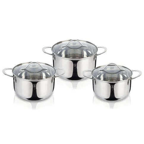 Zestaw srebrnych garnków Giberdi 10X