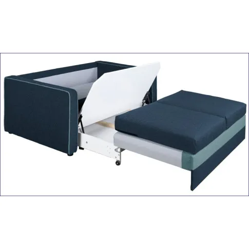sofa granatowa z pojemnikiem Ridon