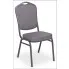 grafitowe stalowe krzeslo bankietowe evio 4x