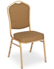 Krzesło bankietowe na złotej podstawie - Evio 5X w sklepie Edinos.pl