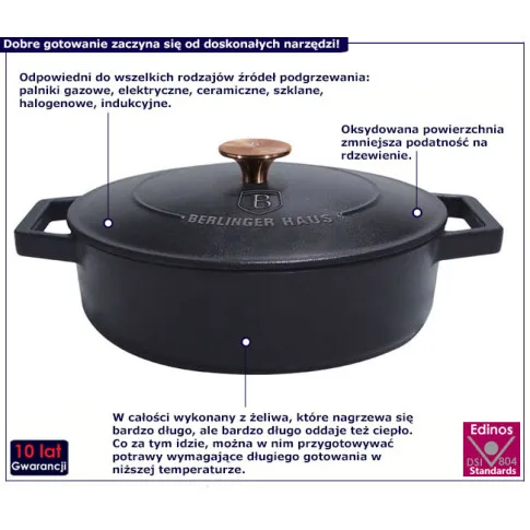 Garnek żeliwny do kuchni Mondej 4X