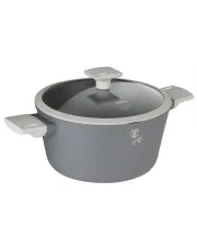Aluminiowy szary garnek z powłoką tytanową 4,1L - Elodos 9X w sklepie Edinos.pl