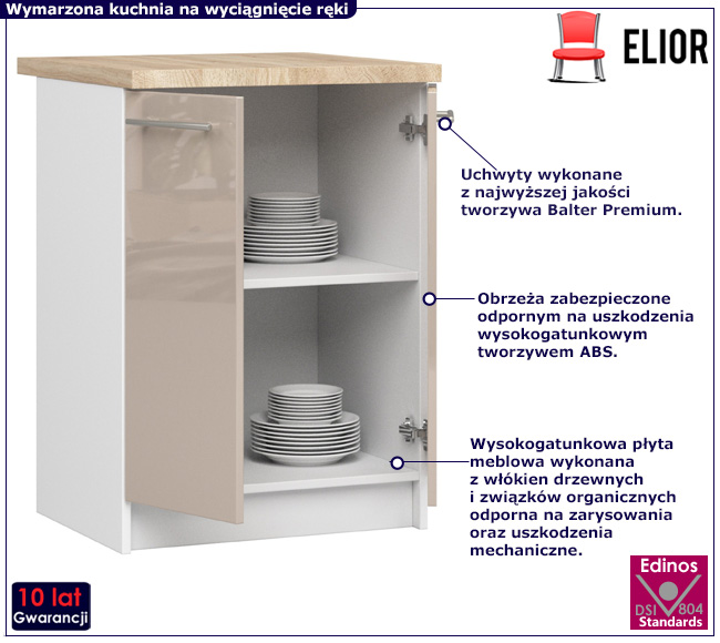 Szafka kuchenna Poli 5X cappuccino