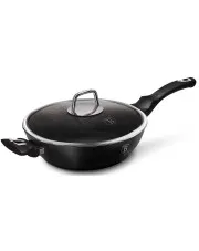 Czarna granitowa patelnia na indukcję 28 cm - Olonix 5X w sklepie Edinos.pl