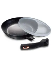 Granitowa patelnia z odpinaną rączką 24 cm - Olonix 8X w sklepie Edinos.pl