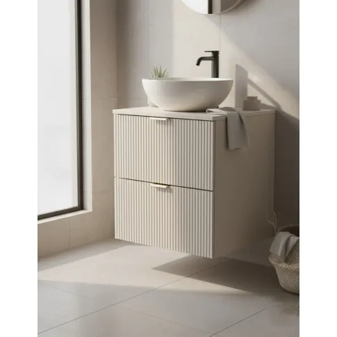 Kaszmirowa szafka wisząca pod umywalkę z szufladami   Enda