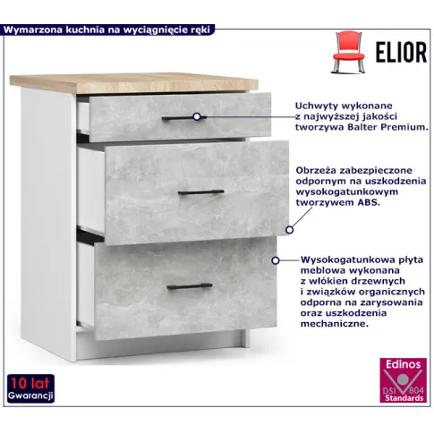 Szafka Cortez 6X beton