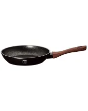 Czarna patelnia z brązową rączką 28cm - Olonix 14X w sklepie Edinos.pl