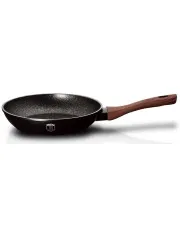 Aluminiowa patelnia z brązowym silikonowym uchwytem 20cm - Olonix 19X  w sklepie Edinos.pl