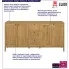 dluga komoda dab craft zloty aziax 6x