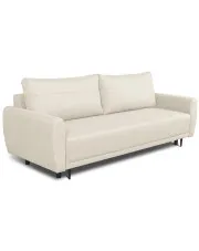 Beżowa sofa z funkcją spania - Hazen w sklepie Edinos.pl