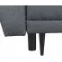 szara sofa z wysokimi nóżki Hazen