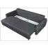 szara sofa z pojemnikiem Hazen