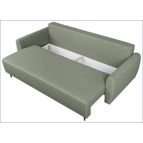 zielona sofa z pojemnikiem Hazen
