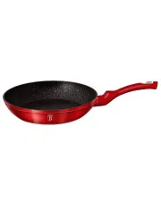 Aluminiowa czerwona patelnia na indukcję 20cm - Vineri 8X w sklepie Edinos.pl