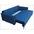 niebieska sofa z pojemnikiem Eugene