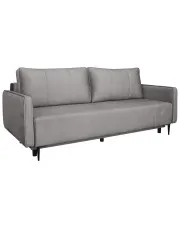 Ciemnoszara rozkładana sofa z pojemnikiem - Eugene w sklepie Edinos.pl